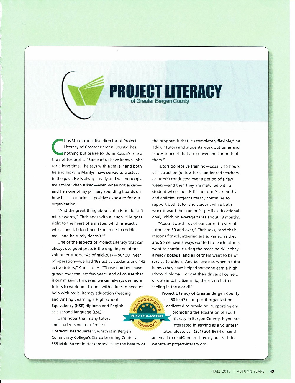 Adult Literacy